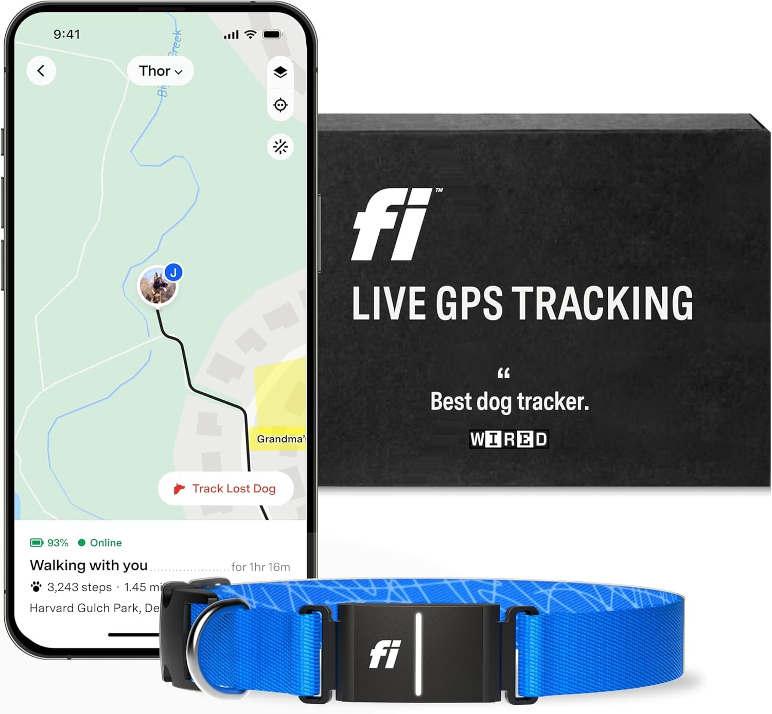 gps tracking dog collar