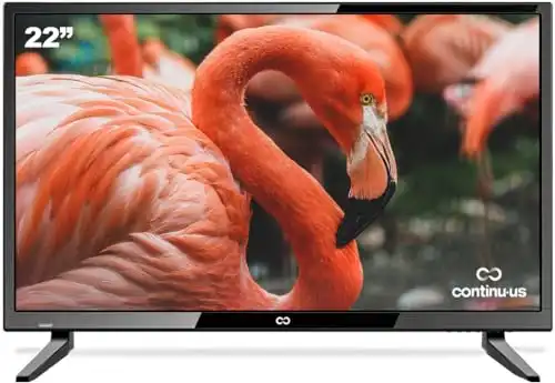 CONTINU.US 22-inch TV | CT-2280, 1080p Small Flat Screen TV, High Definition LED