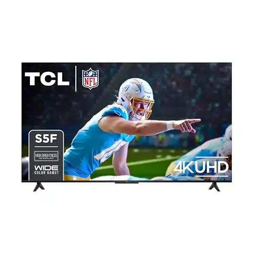 TCL 55-Inch Class S5 UHD 4K LED Smart TV with Fire TV (55S551F, 2024 Model), Dolby Vision