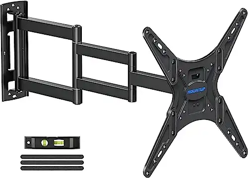 MOUNTUP Corner TV Wall Mount 30 inch Long Arm TV Mount for Most 26"-60" TVs